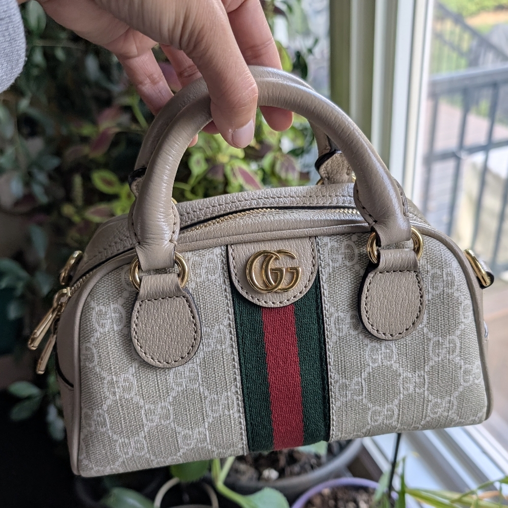 ❤️SOLD ❤️ Gucci Ophidia Mini Top Handle - Picture 2 of 13